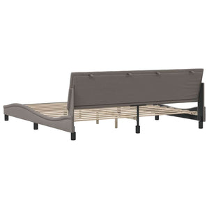 Bettgestell Hanko Taupe 200x200 cm
