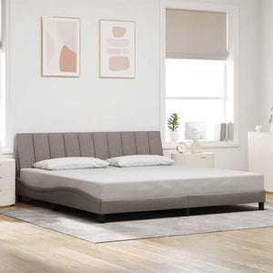 Bettgestell Hanko Taupe 200x200 cm