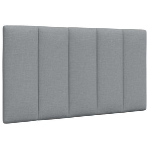vidaXL Lit avec matelas "Hanko" Gris clair 80x200 cm Tissu