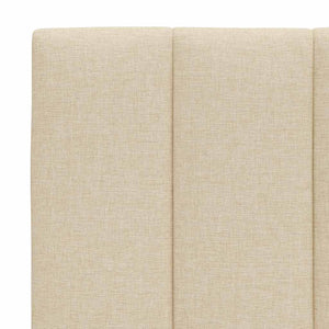 Bett mit Matratze Creme 80x200 cm