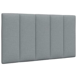 Bett mit Matratze Hanko Hellgrau 90x190 cm