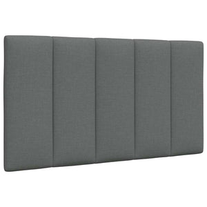Bett mit Matratze Hanko Dunkelgrau 90x190 cm