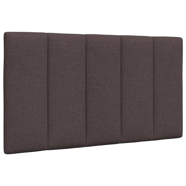 Bett mit Matratze Dunkelbraun 90x190 cm