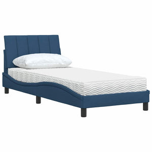 Bett mit Matratze Hanko Blau 90x200 cm
