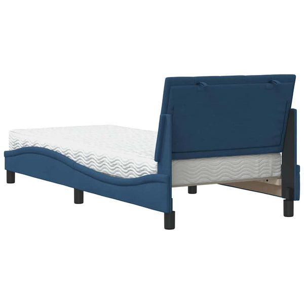 Bett mit Matratze Hanko Blau 90x200 cm