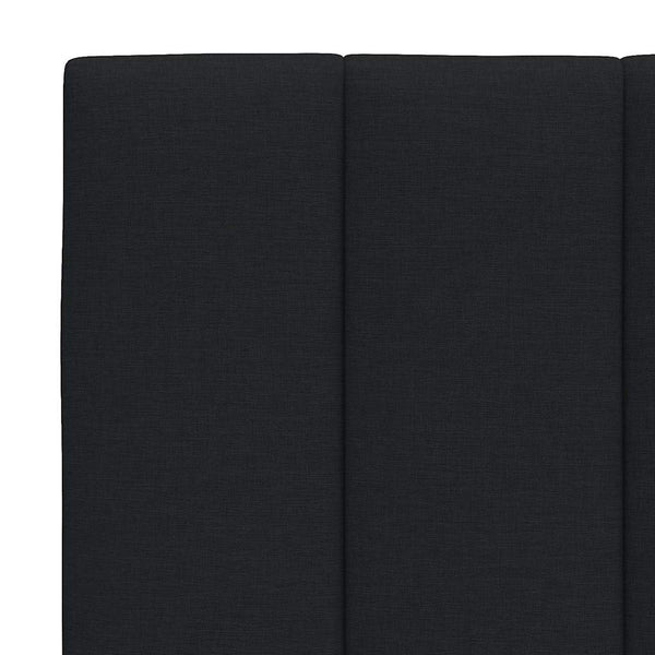 Bett mit Matratze Hanko Schwarz 100x200 cm