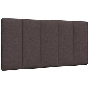 Bett mit Matratze Dunkelbraun 100x200 cm