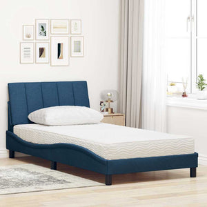 Bett mit Matratze Hanko Blau 100x200 cm