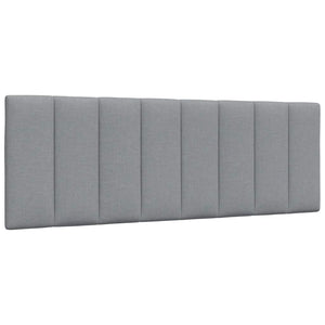 vidaXL Lit avec matelas « Hanko » Gris clair 120x200 cm Tissu