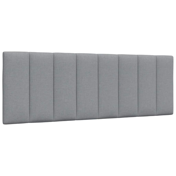 vidaXL Lit avec matelas « Hanko » Gris clair 120x200 cm Tissu