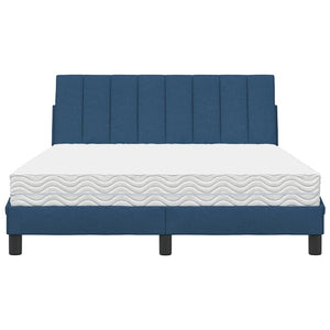 Bett mit Matratze Hanko Blau 140x190 cm