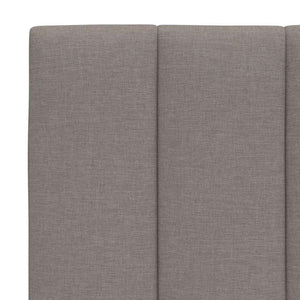 Bett mit Matratze Hanko Taupe 140x200 cm