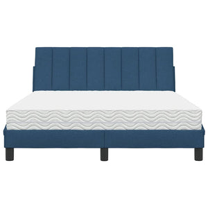Bett mit Matratze Hanko Blau 140x200 cm