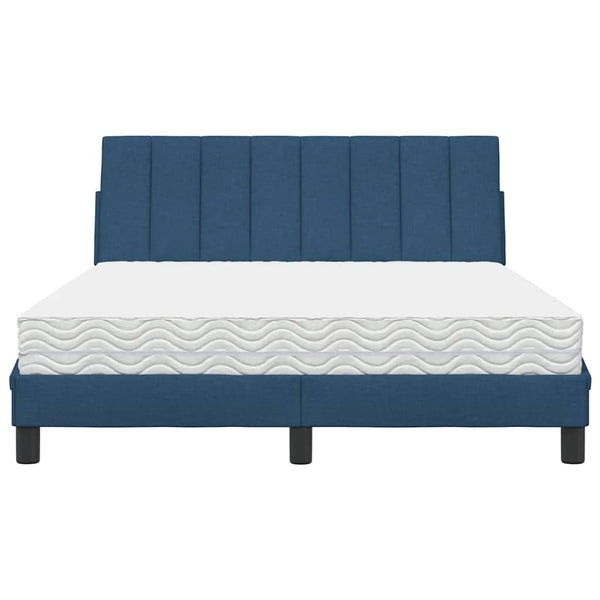 Bett mit Matratze Hanko Blau 140x200 cm