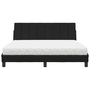 Bett mit Matratze Hanko Schwarz 160x200 cm