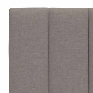 Bett mit Matratze Hanko Taupe 160x200 cm