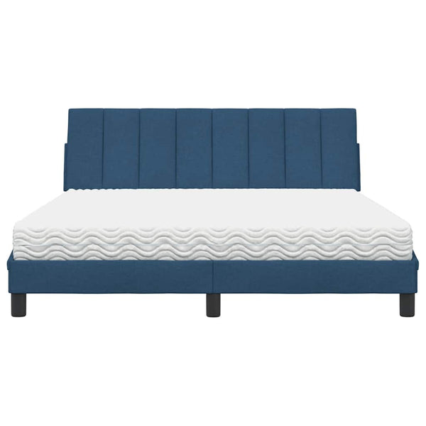 Bett mit Matratze Hanko Blau 160x200 cm
