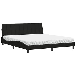 Bett mit Matratze Hanko Schwarz 180x200 cm