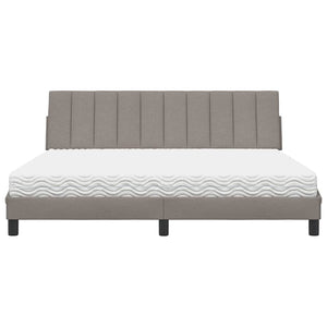 Bett mit Matratze Hanko Taupe 180x200 cm