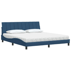 Bett mit Matratze Hanko Blau 180x200 cm