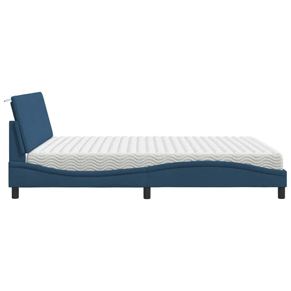 Bett mit Matratze Hanko Blau 180x200 cm