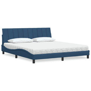 Bett mit Matratze Hanko Blau 180x200 cm