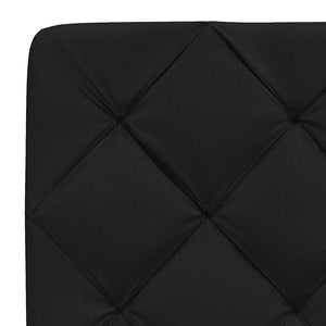 Bettgestell mit LED Schwarz 80x200 cm