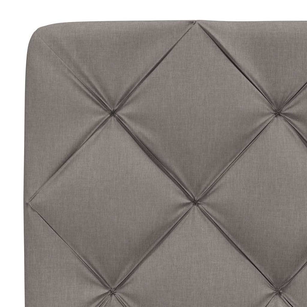 Bettgestell mit LED Taupe 80x200 cm