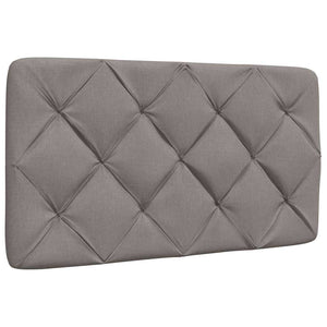 Bettgestell mit LED Taupe 80x200 cm