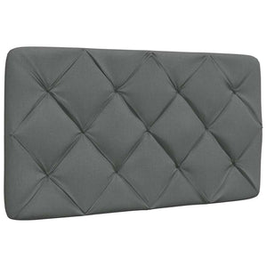 Bettgestell mit LED Dunkelgrau 90x190 cm