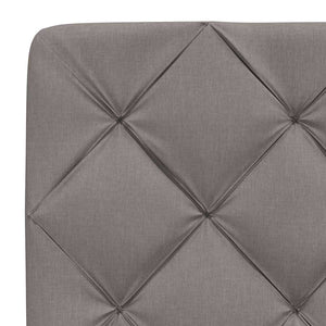 Bettgestell Taupe mit LED 90x200 cm