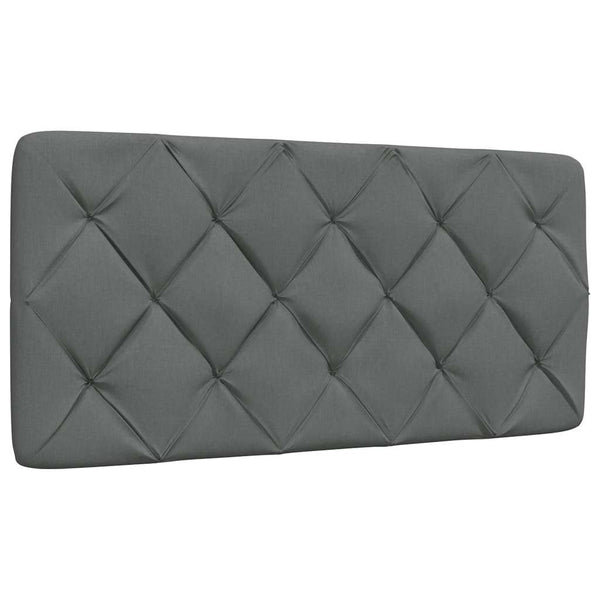 Bettgestell mit LED Dunkelgrau 100x200 cm