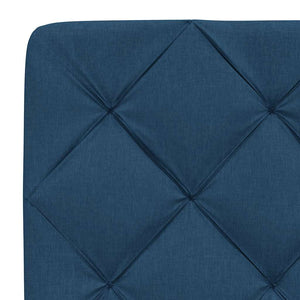 Bettgestell Blau 120x200 cm mit LED