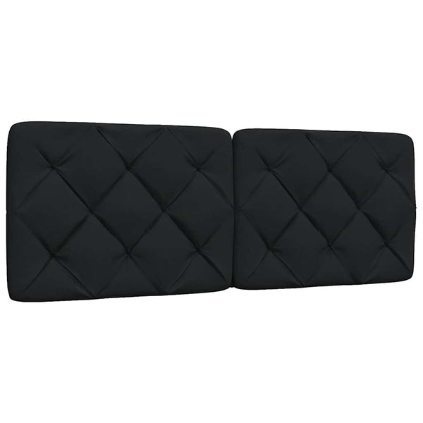 Bettgestell mit LED Schwarz 140x190 cm