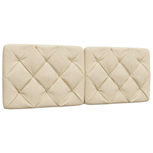 Bettgestell Creme mit LED 140x190 cm