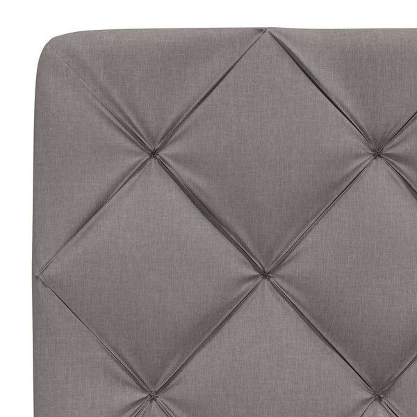 Bettgestell mit LED Taupe 180x200 cm