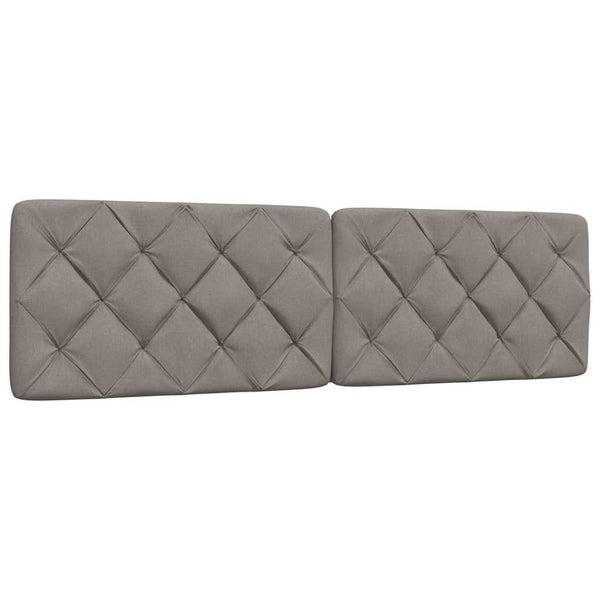 Bettgestell mit LED Taupe 180x200 cm