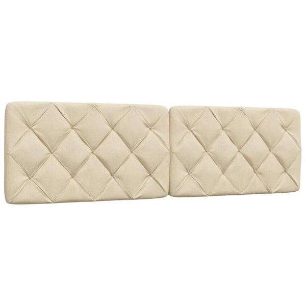 Bettgestell Creme 180x200 cm mit LED