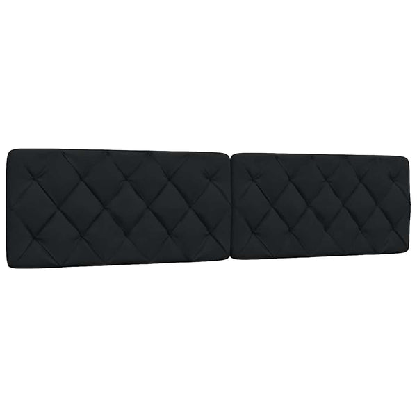 Bettgestell mit LED Schwarz 200x200 cm