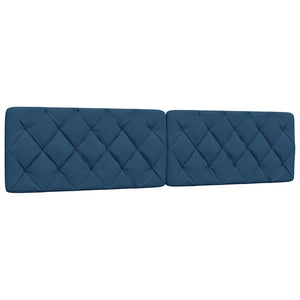 Bettgestell Blau 200x200 cm mit LED