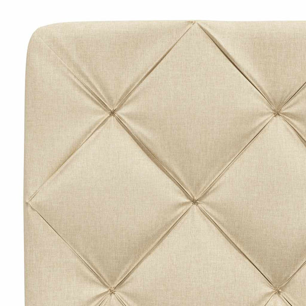 Bett mit Matratze Creme 80x200 cm