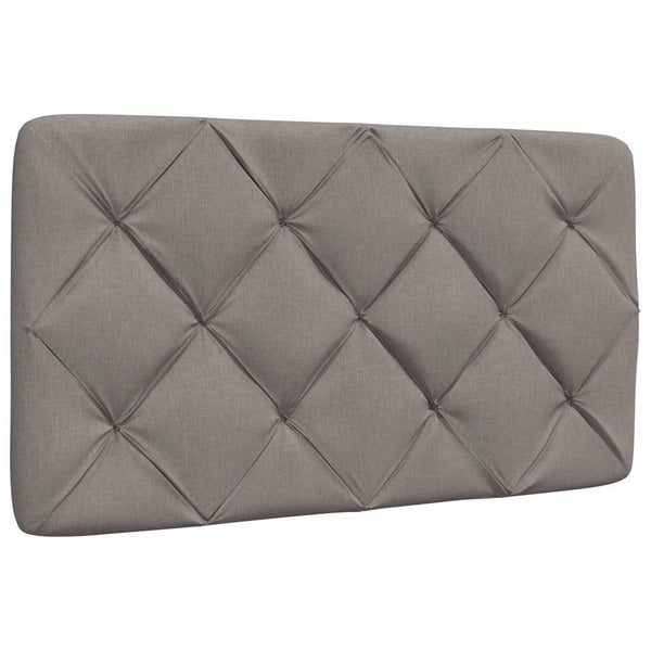 Bett mit Matratze Taupe 90x200 cm