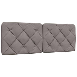 Bett mit Matratze Taupe 120x200 cm