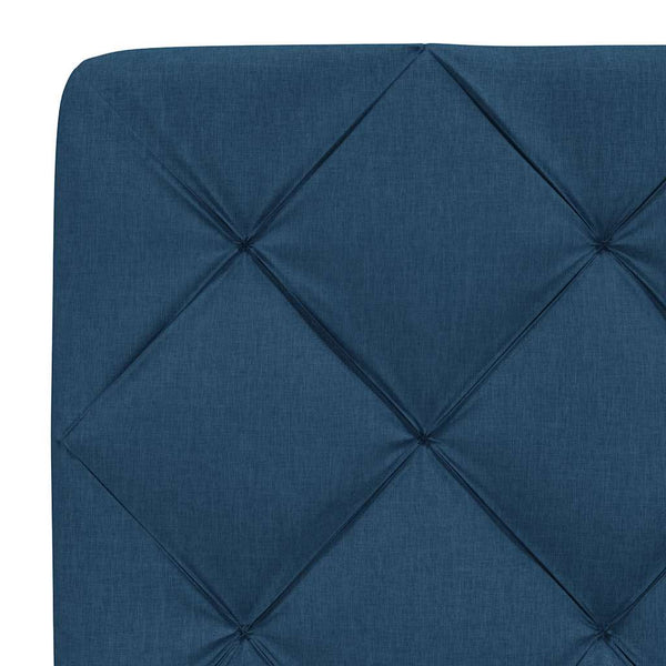 Bett mit Matratze Blau 120x200 cm