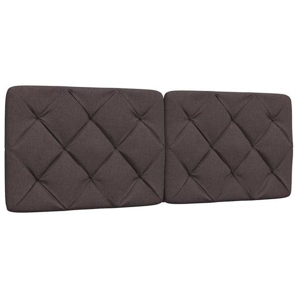 Bett mit Matratze Dunkelbraun 140x190 cm