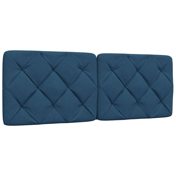 Bett mit Matratze Blau 140x190 cm