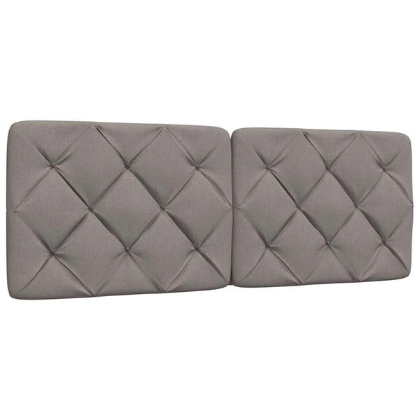 Bett mit Matratze Taupe 140x200 cm