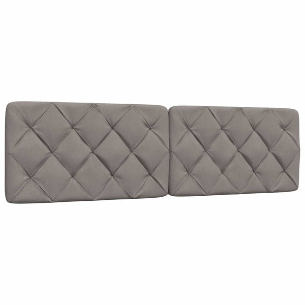 Bett mit Matratze Taupe 180x200 cm