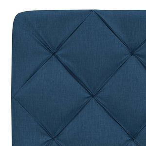 Bett mit Matratze Blau 180x200 cm