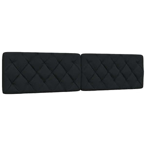 Bett mit Matratze Schwarz 200x200 cm